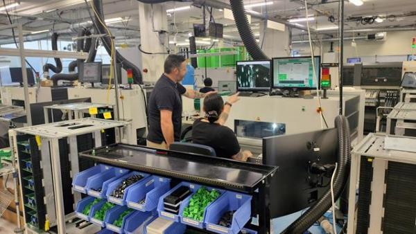 Pertronic Industries' Selective Wave Machine experts Scott Mellins and Amy Han